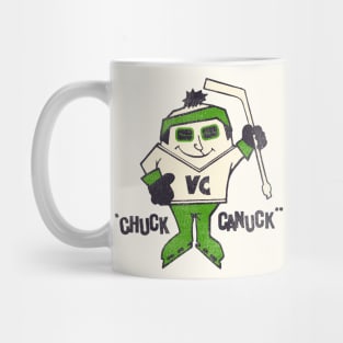 Chuck Canuck Retro Defunct Ice Hockey Mascot Mug